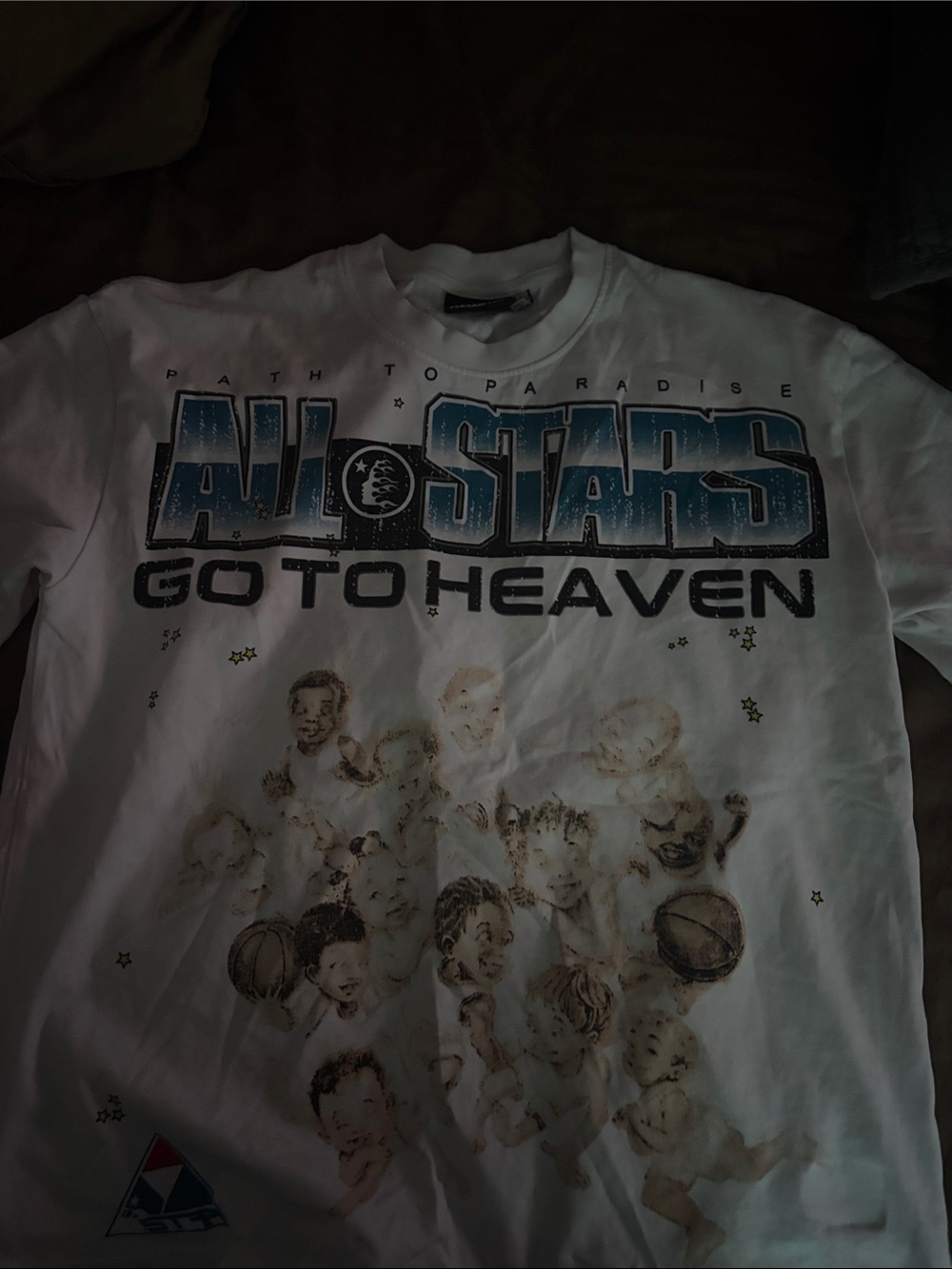 All-Stars 'Go To Heaven' Graphic Short Sleeve Tee - White